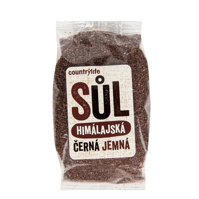 Country Life Sůl himalájská černá jemná 250 g